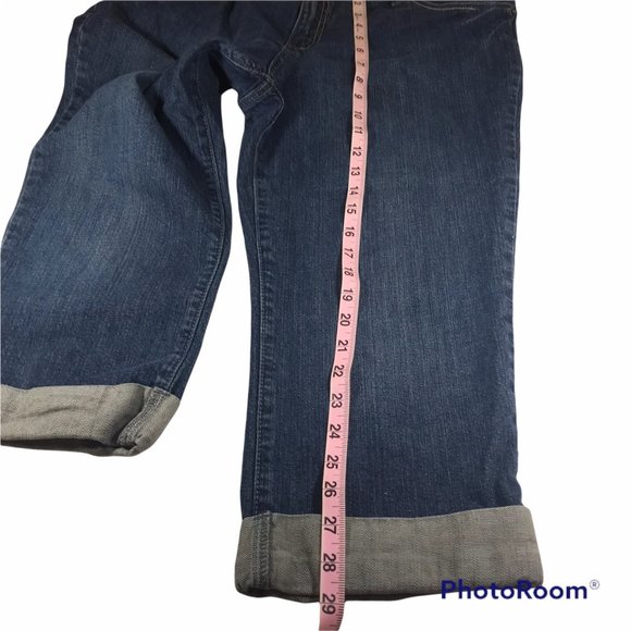 Apt 9 Women's Cuffed Capris Jeans Size 16 Preowned - Picture 12 of 12